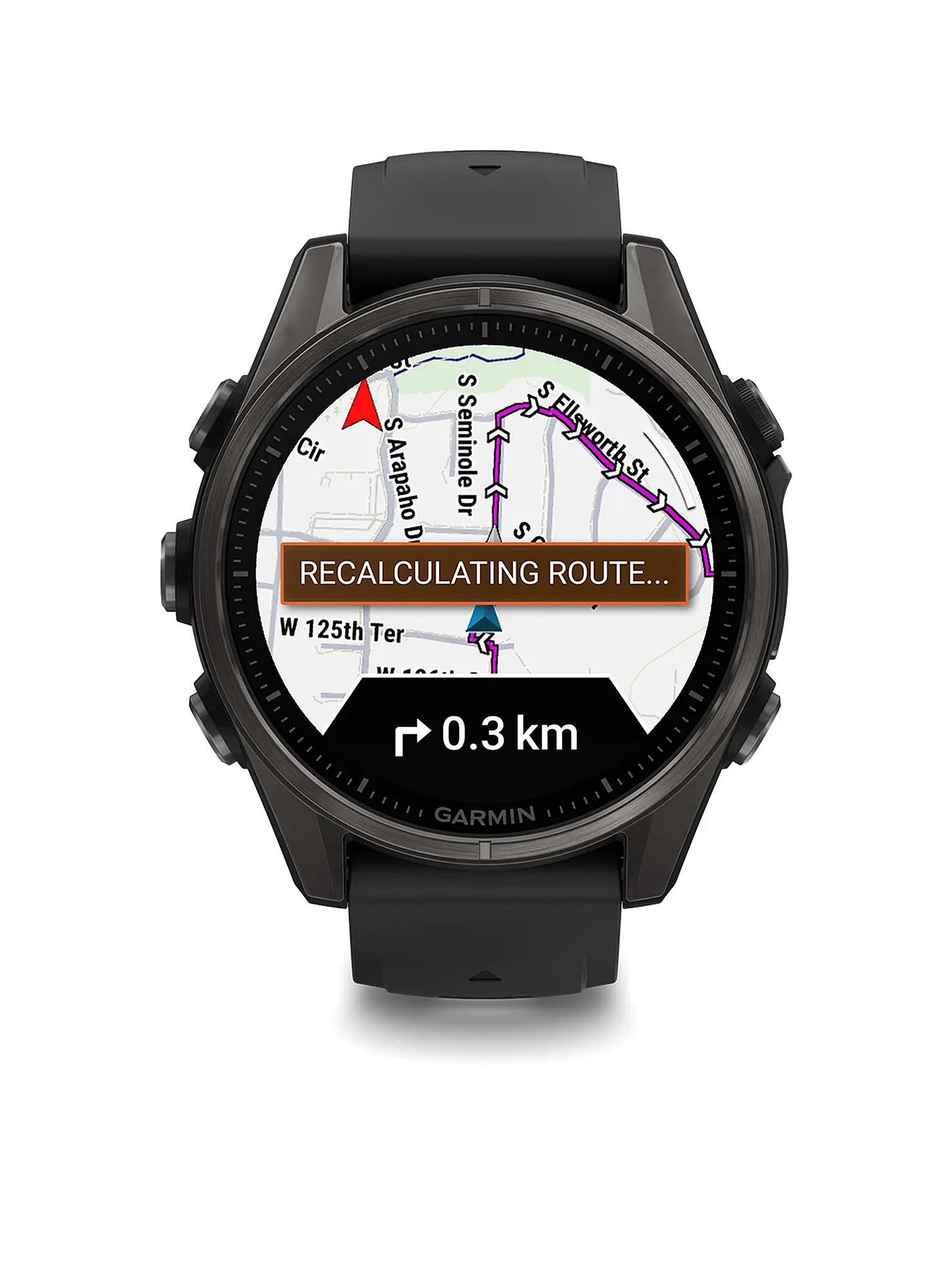 GARMIN |  GPS-Multisport-Smartwatch Fenix 8 Amoled Sapphire  43mm | 
